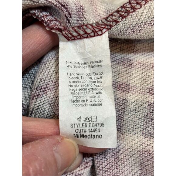 Easel red and gray plaid ruffled skirt size M - Picture 10 of 11